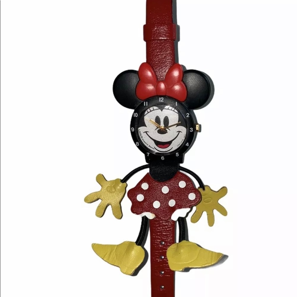 Lorus Vintage Minnie Mouse Watch 3-D Hands & Feet